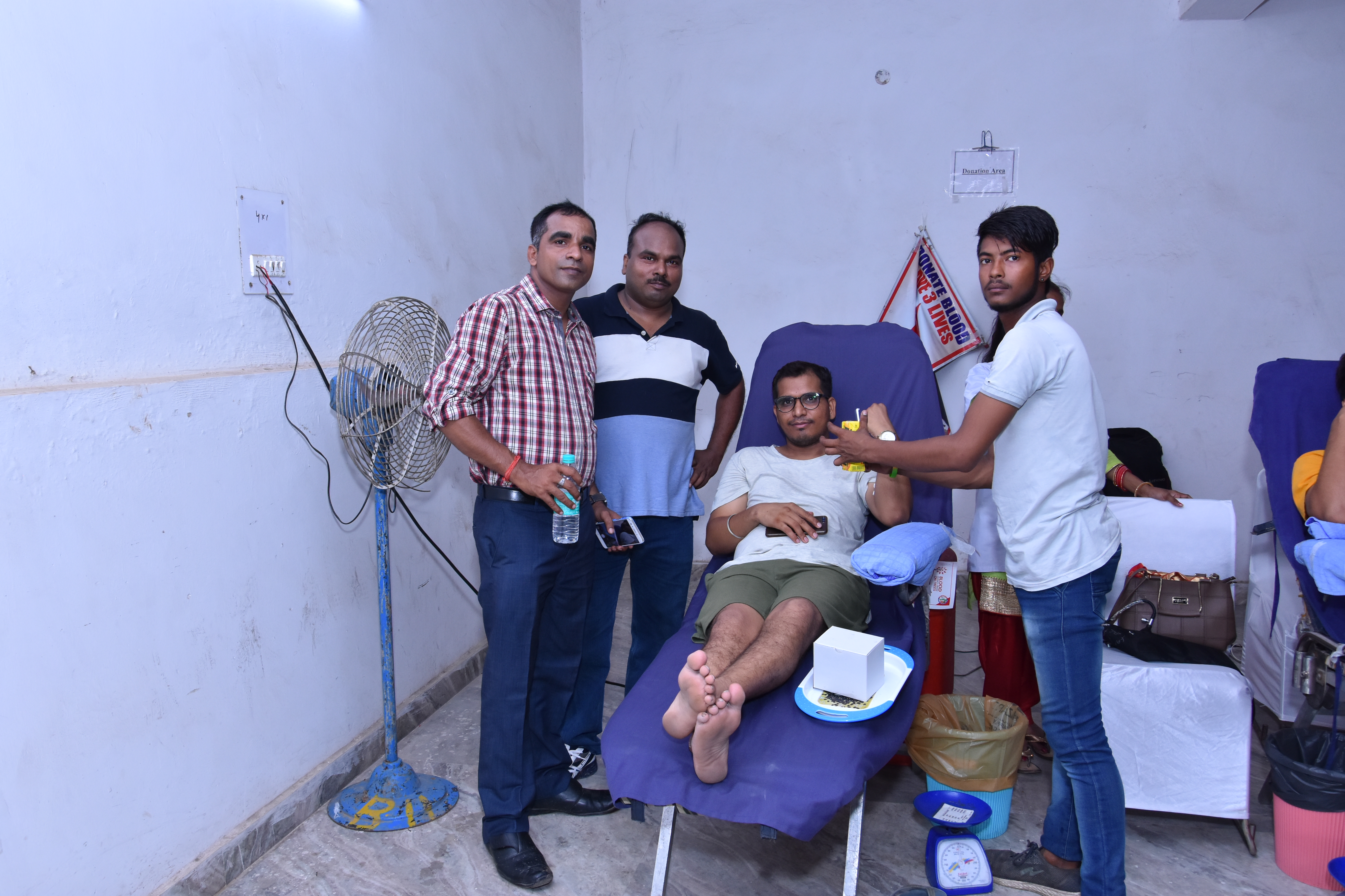 Blood donation and Health check-up